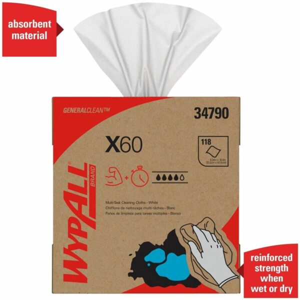 Wypall GeneralClean X60 Multi-Task Cleaning Cloths - Pop-Up Box - Image 5