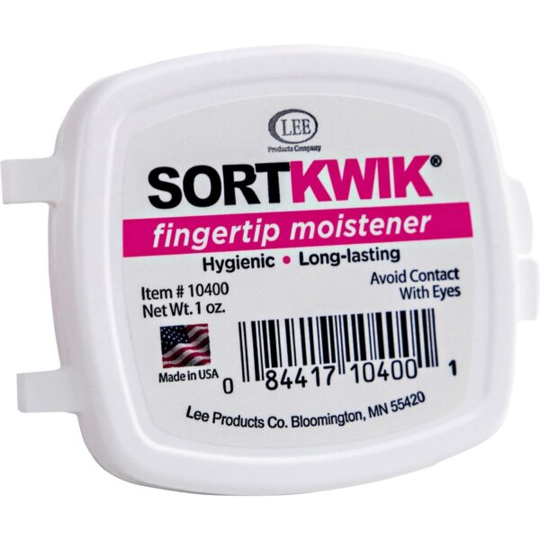 LEE Sortkwik Fingertip Moistener with Nonskid Base