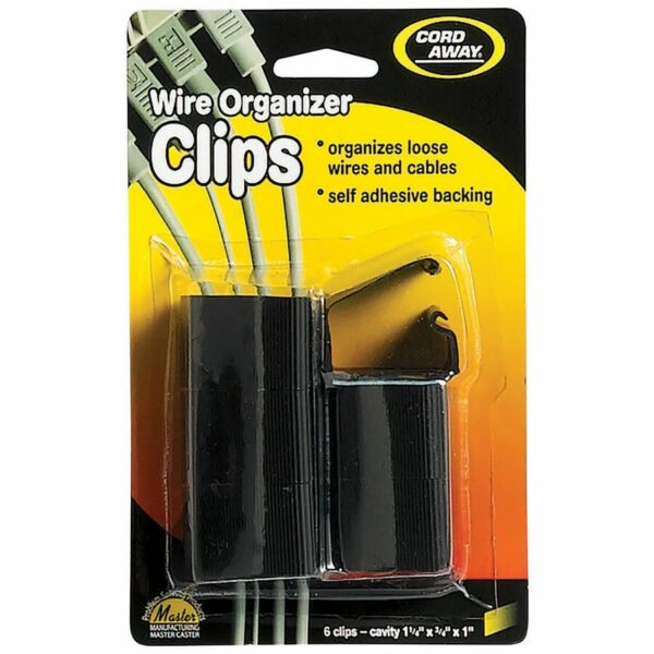 CordAway Locking-Latch Wire Clips