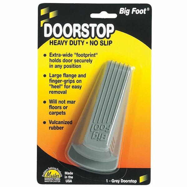 Big Foot Doorstop - Gray