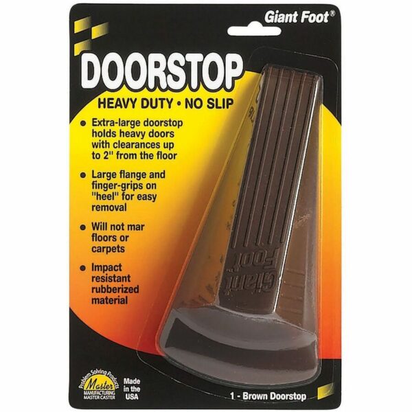 Giant Foot Doorstop - Brown