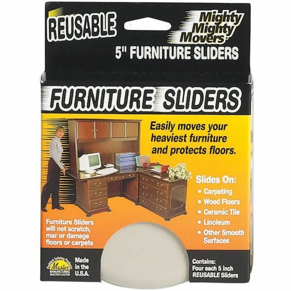 Mighty Mighty Movers Movers Furniture Sliders, Reusable