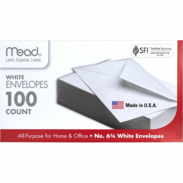 Mead Plain White Envelopes