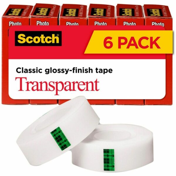 Scotch Transparent Tape - 3/4"W