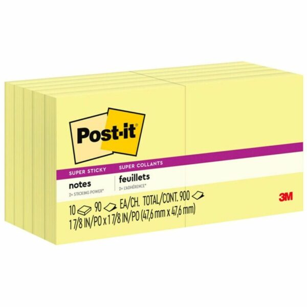 Post-it® Super Sticky Adhesive Notes