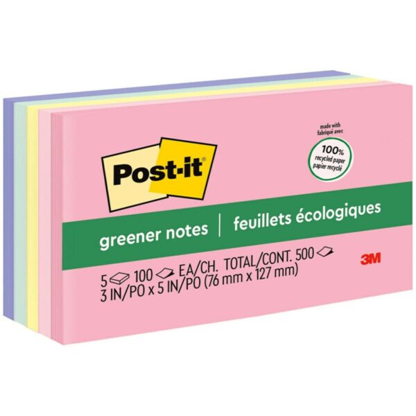 Post-it® Greener Notes - Sweet Sprinkles Color Collection