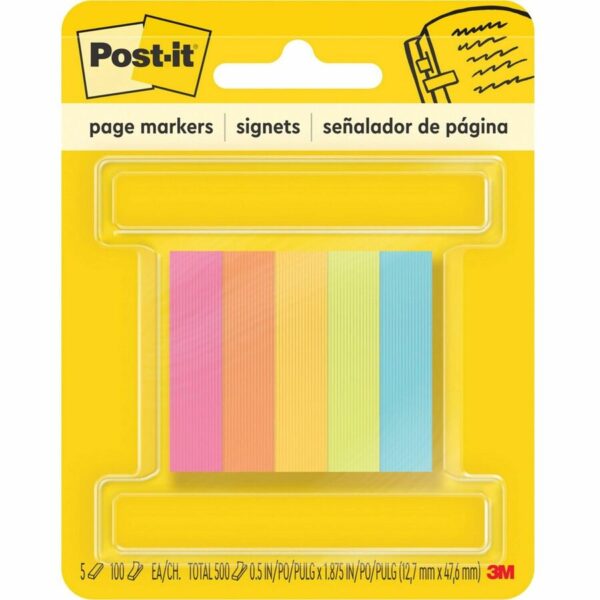 Post-it® Page Markers - 1/2"W