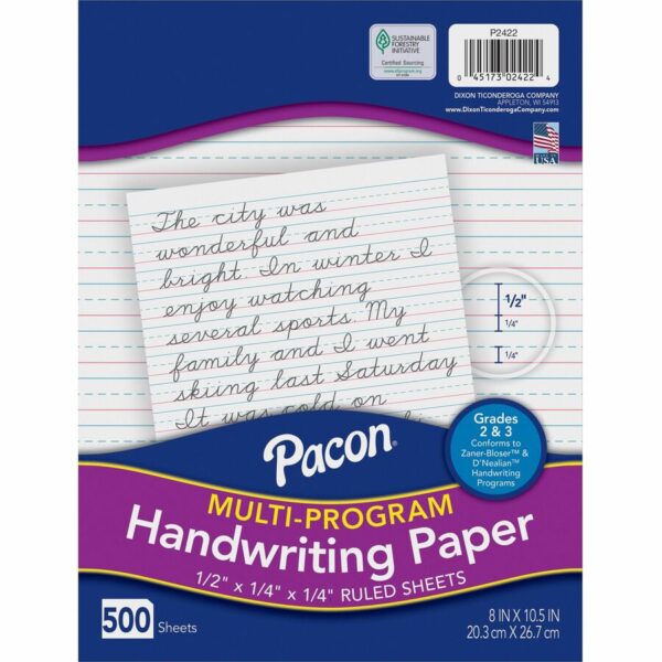 Pacon Multi-Program Handwriting Papers