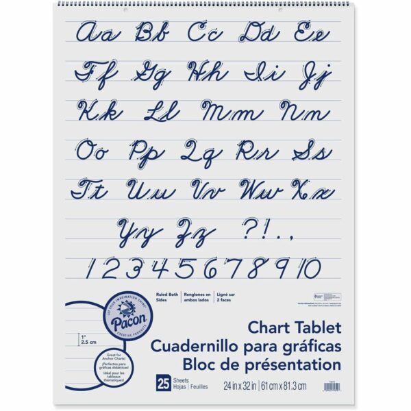 Pacon Ruled Chart Tablet