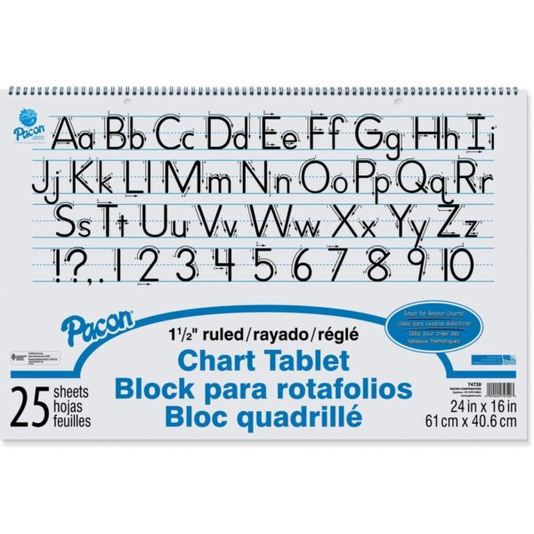 Pacon Ruled Chart Tablet