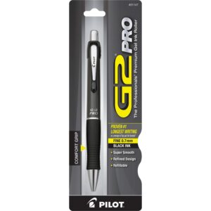 A black and white package of pens