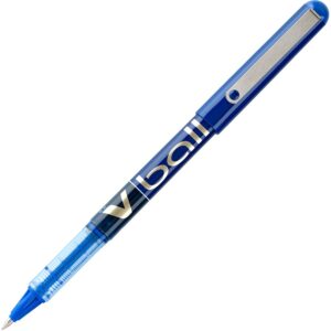 A blue ball pen with the word " vibali " on it.