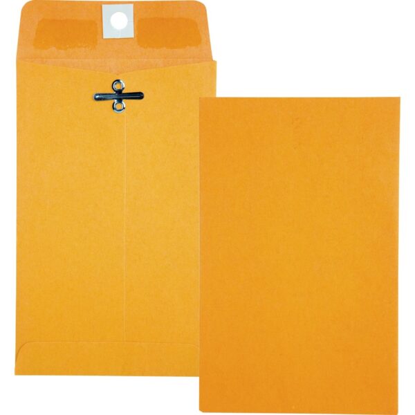 Quality Park 4 x 6-3/8 Clasp Envelopes with Deeply Gummed Flaps