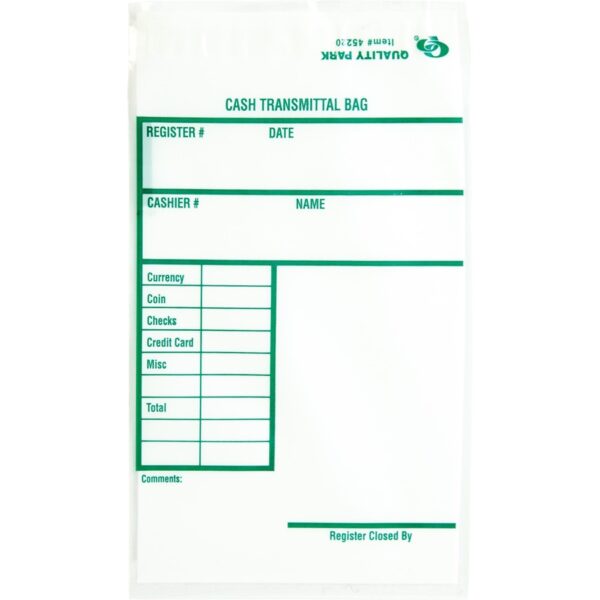 Quality Park Cash Transmittal Bags with Redi-Strip - Image 3