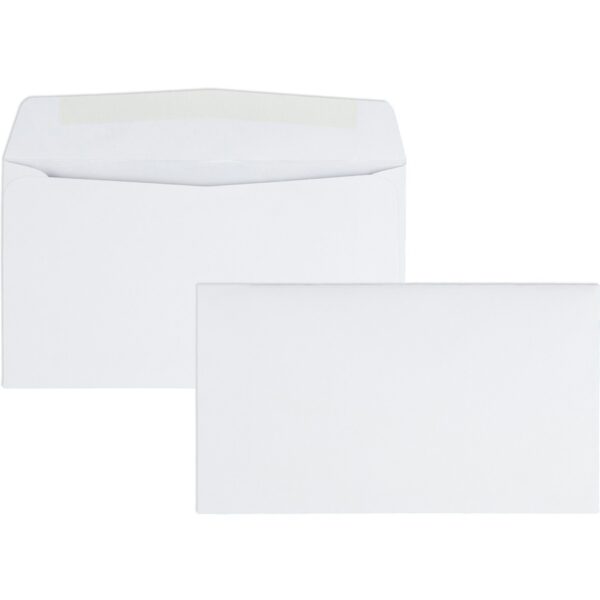 Quality Park No. 6-3/4 Business Envelopes with Gummed Flap