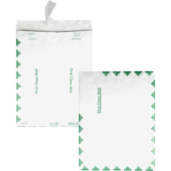 Survivor® 6 x 9 DuPont Tyvek First Class Border Catalog Mailers with Self-Seal Closure