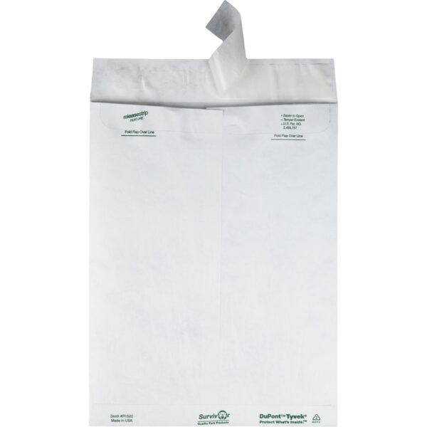 Survivor® 9-1/2 x 12 1/2 DuPont Tyvek Catalog Mailers with Self-Seal Closure - Image 2