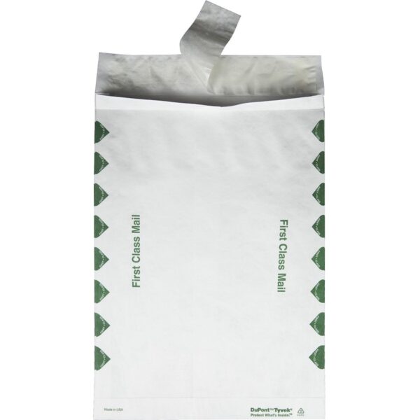 Survivor® 10 x 13 x 1-1/2 DuPont Tyvek Expansion First Class Border Envelopes - Image 2