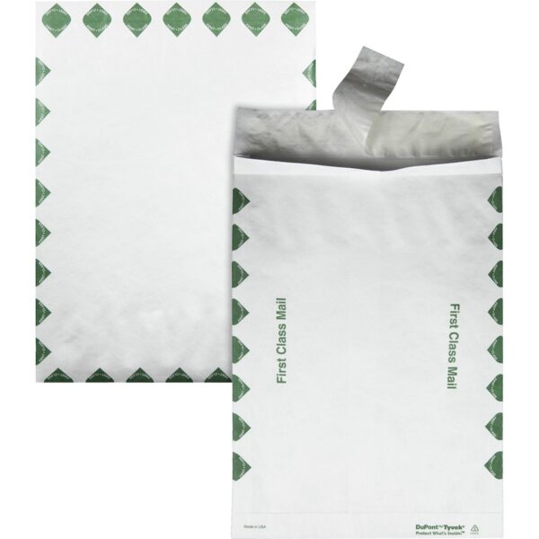 Survivor® 10 x 13 x 1-1/2 DuPont Tyvek Expansion First Class Border Envelopes