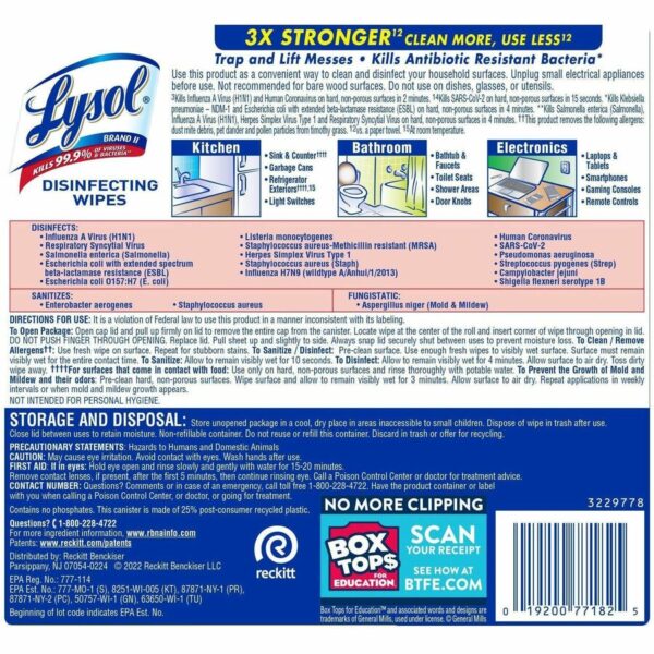 Lysol Disinfecting Wipes - Image 4