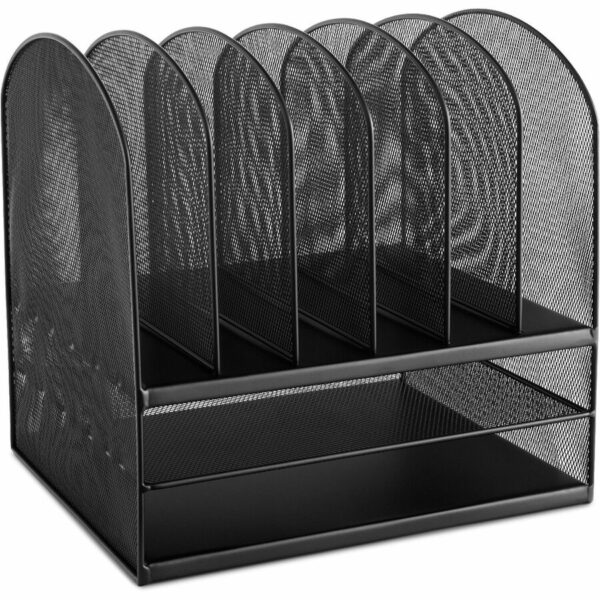 Safco Onyx 2 Horizontal/6 Upright Desk Organizer