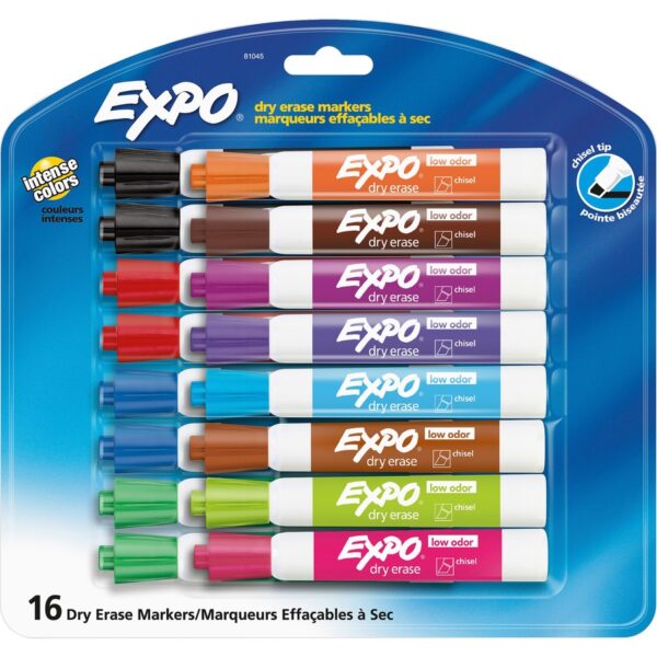 Expo Low-Odor Dry-erase Markers