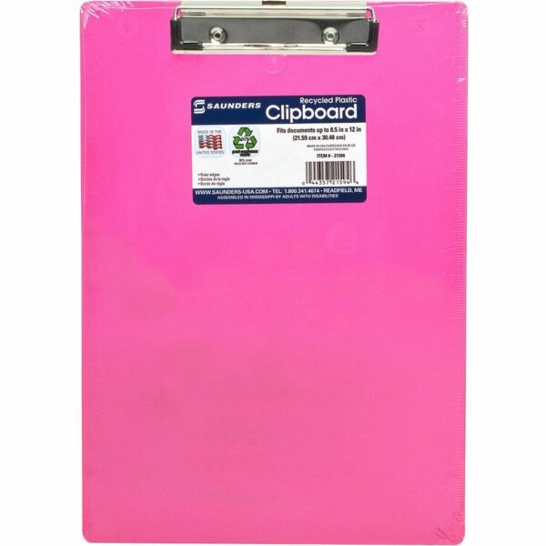 Saunders Neon Plastic Clipboards